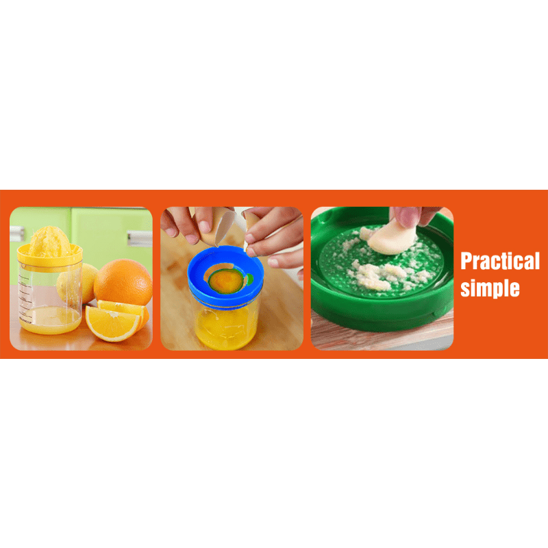 2023 New Style RV Multipurpose Function Kitchen Tool Bottle 8 In 1  Measuring Glass , Kitchen Gadget,Vegetable Cutter Fruit，Egg White Separator