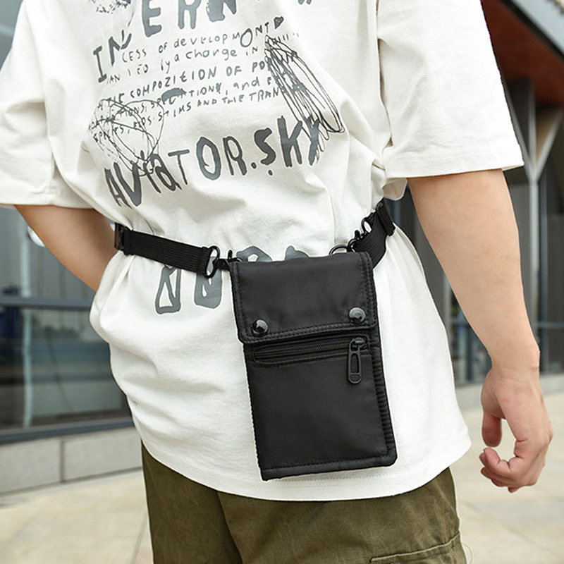 Men's bag, Money Phone Belt Bag, Shoulder Belt Pack