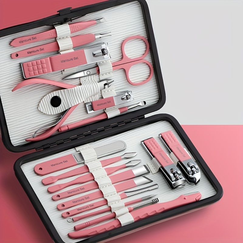 Manicure Set Stainless Steel Nail Clippers Beauty - Temu