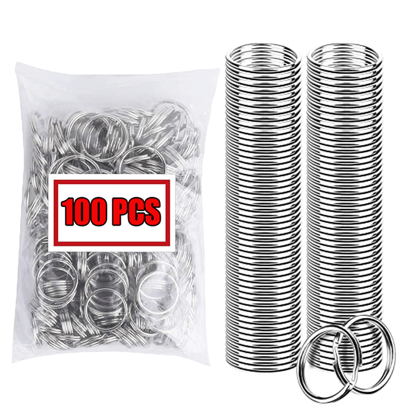 100pcs 8/10mm Portable High Quality Durable Oval Stainless Steel