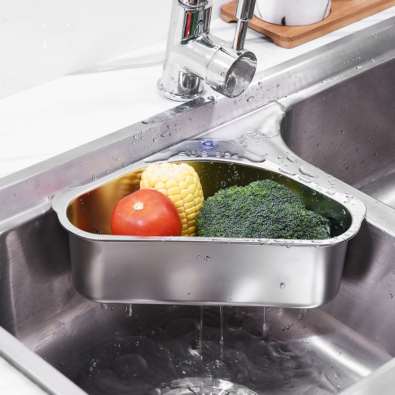 Multifunctional Stainless Steel Sink Colander With - Temu