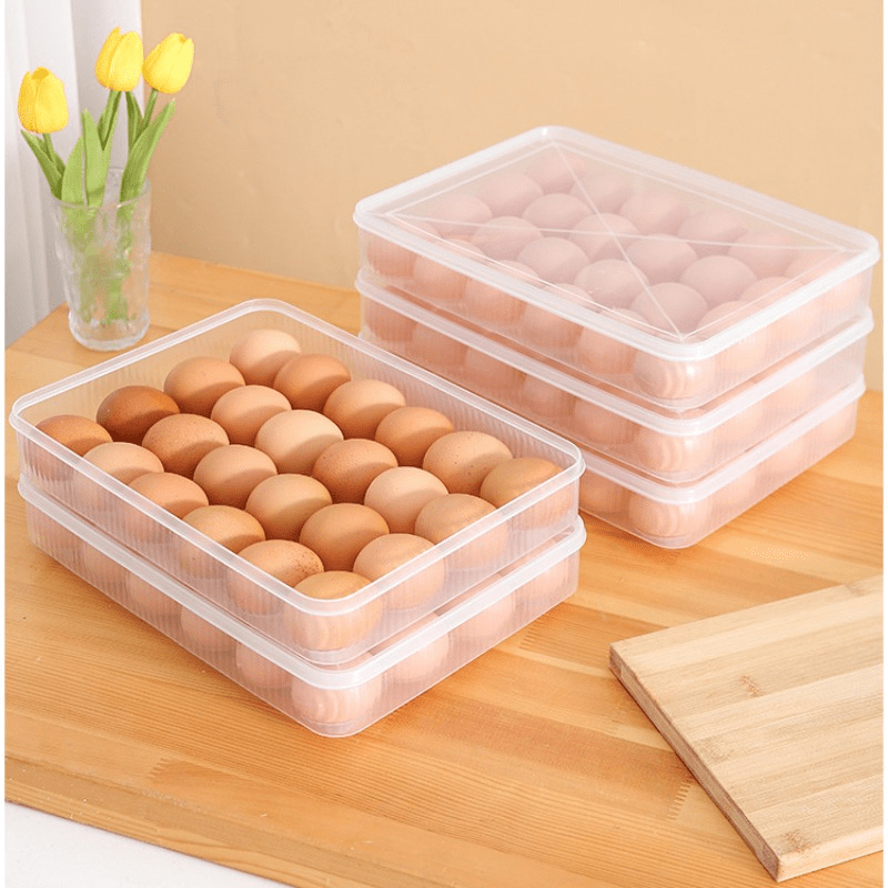 10/15pcs Cajas Almacenamiento Huevos Plástico Bandeja Huevos - Temu