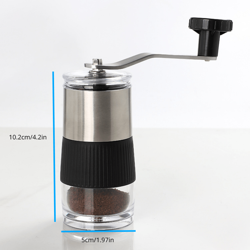 Coffee Bean Grinder, Hand Grinding Coffee Machine, Household Appliance,  Small Manual Grinder, Washable Hand Shake Grinding Bean Machine - Temu