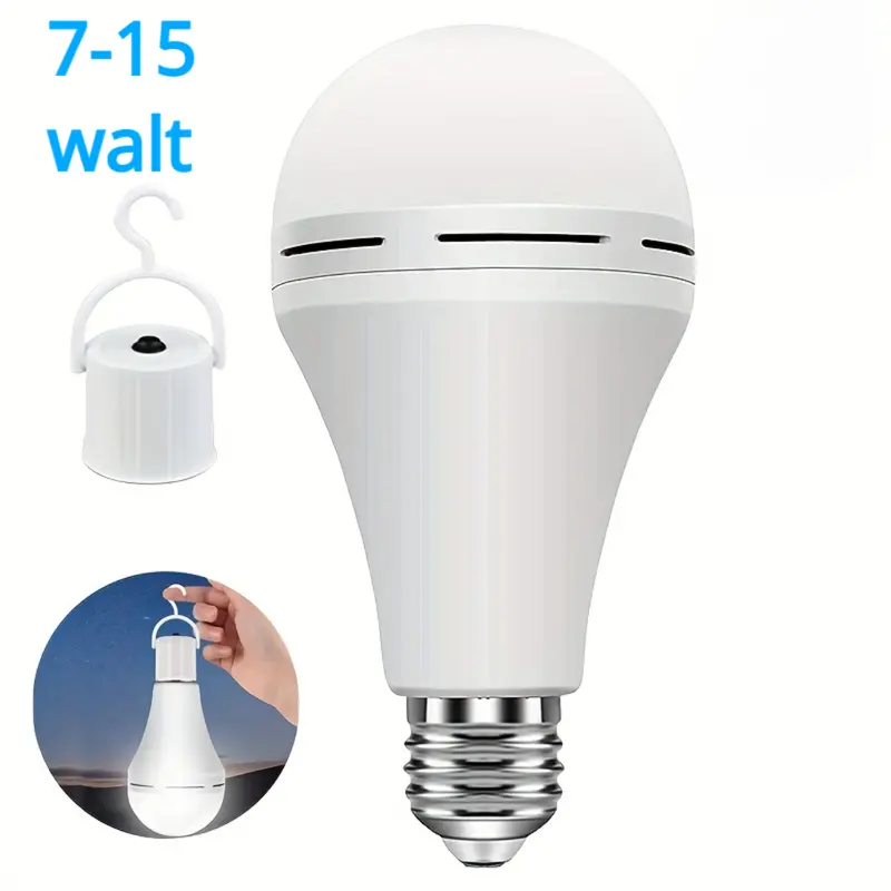 1pc Ampoules LED D'urgence Rechargeables 7W 9W 12W 15W - Temu Switzerland