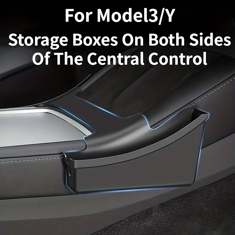 For Tesla Modèle Y / 3 17-22 Fibre de Carbone Intérieur Housse de Volant  Bordure