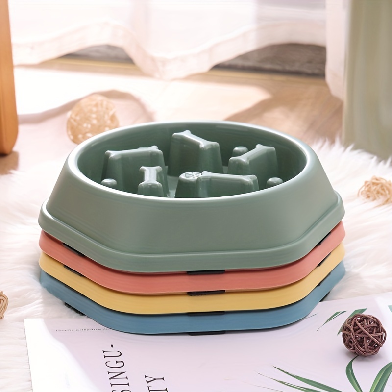 Slow Feeder Bowl Reduce Anxiety Improve Digestion In Dogs Temu