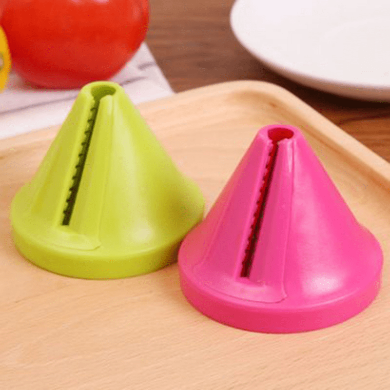  Kitchen Tools Accessories Gadget Funnel Model Spiral Slicer  Vegetable Shred Device Cooking Salad Carrot Radish Cutter 1pcs (Color :  Rose red): Home & Kitchen