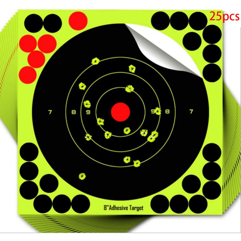 Splatterburst Targets-12 x 12 inch Sight in Stick Splatter Self Adhesive-10  pcs