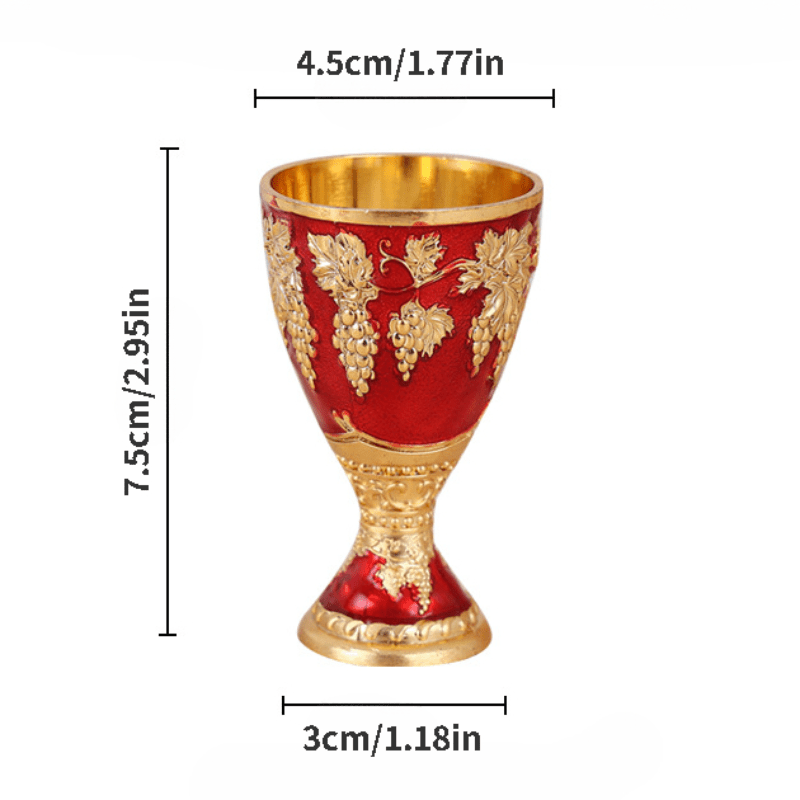 Large metal online goblet