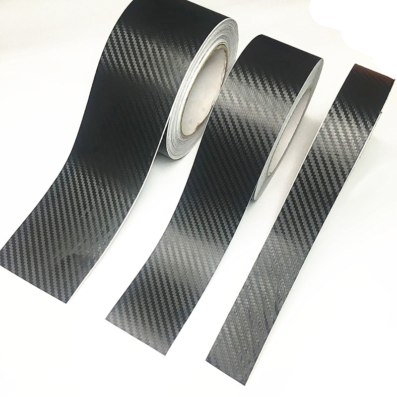 3d Carbon Fiber Car Sticker Diy Paste Protector Strip Auto - Temu Germany