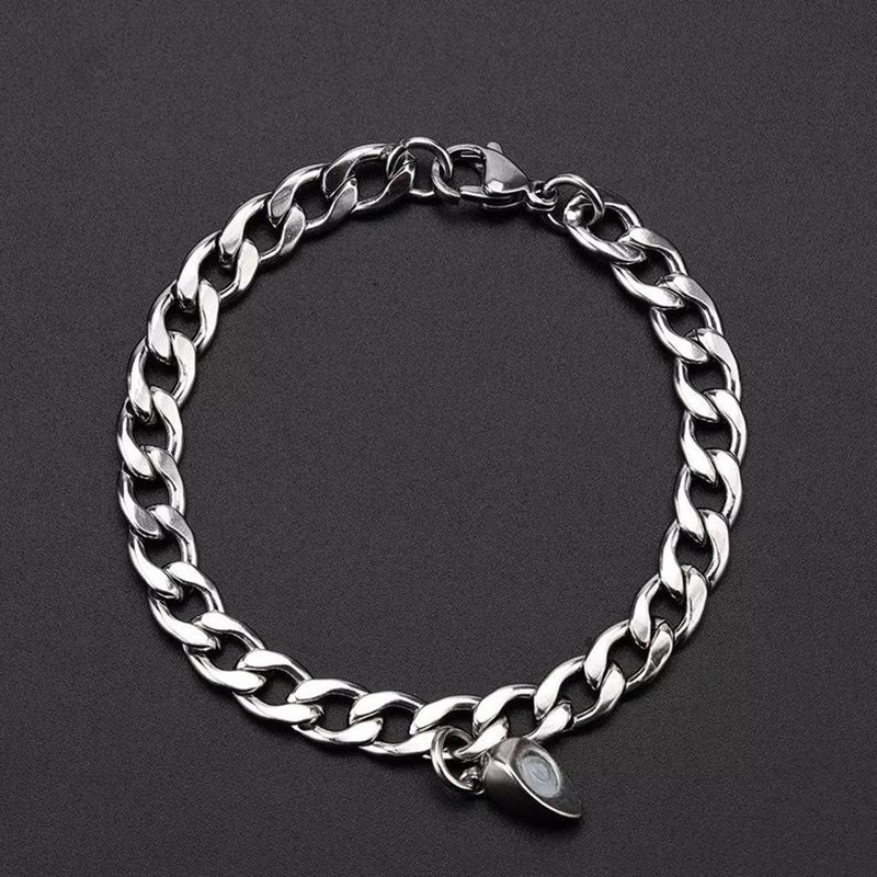 Fashion Halves Heart Magnetic Couple Bracelets Magnetic Love - Temu