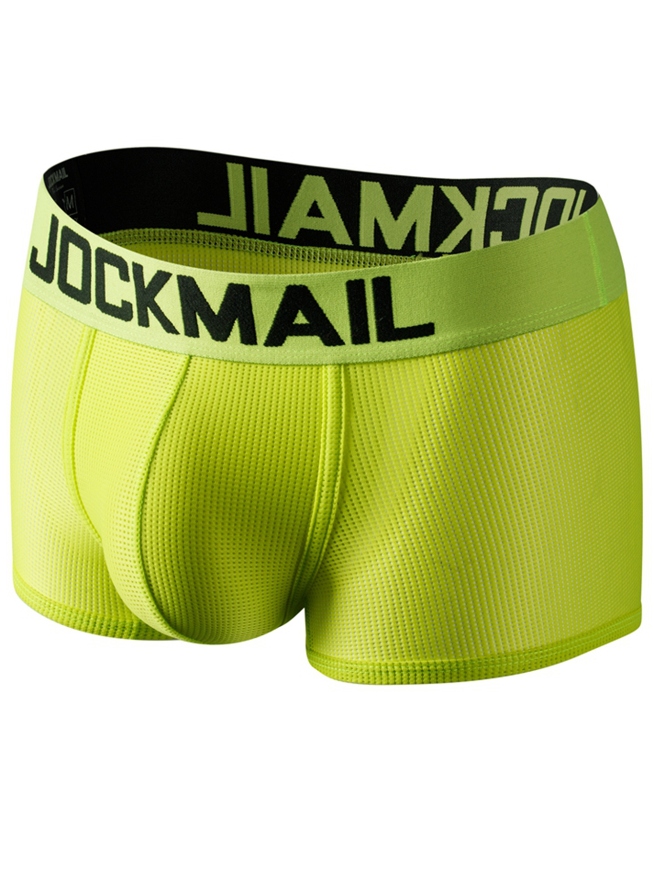 Jockmail Men's Fashion Sexy Neon Low Waist Mesh Breathable - Temu