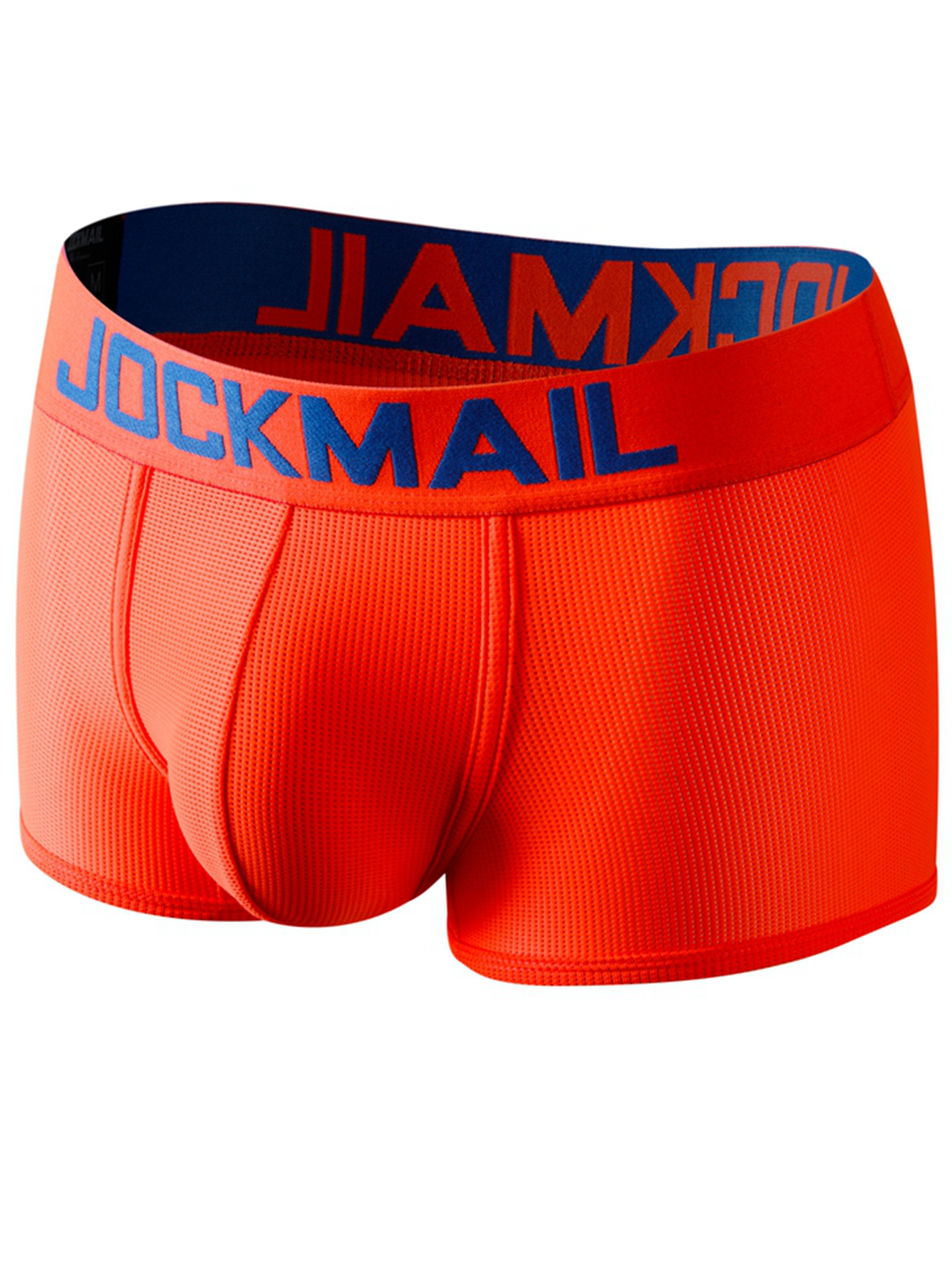 4pcs JOCKMAIL Men's Fashion Sexy Neon Low Waist Mesh Breathable Men's  Underwear Summer Microfiber Quick Dry Boxer Briefs Sports Gym Shorts  Elasticated