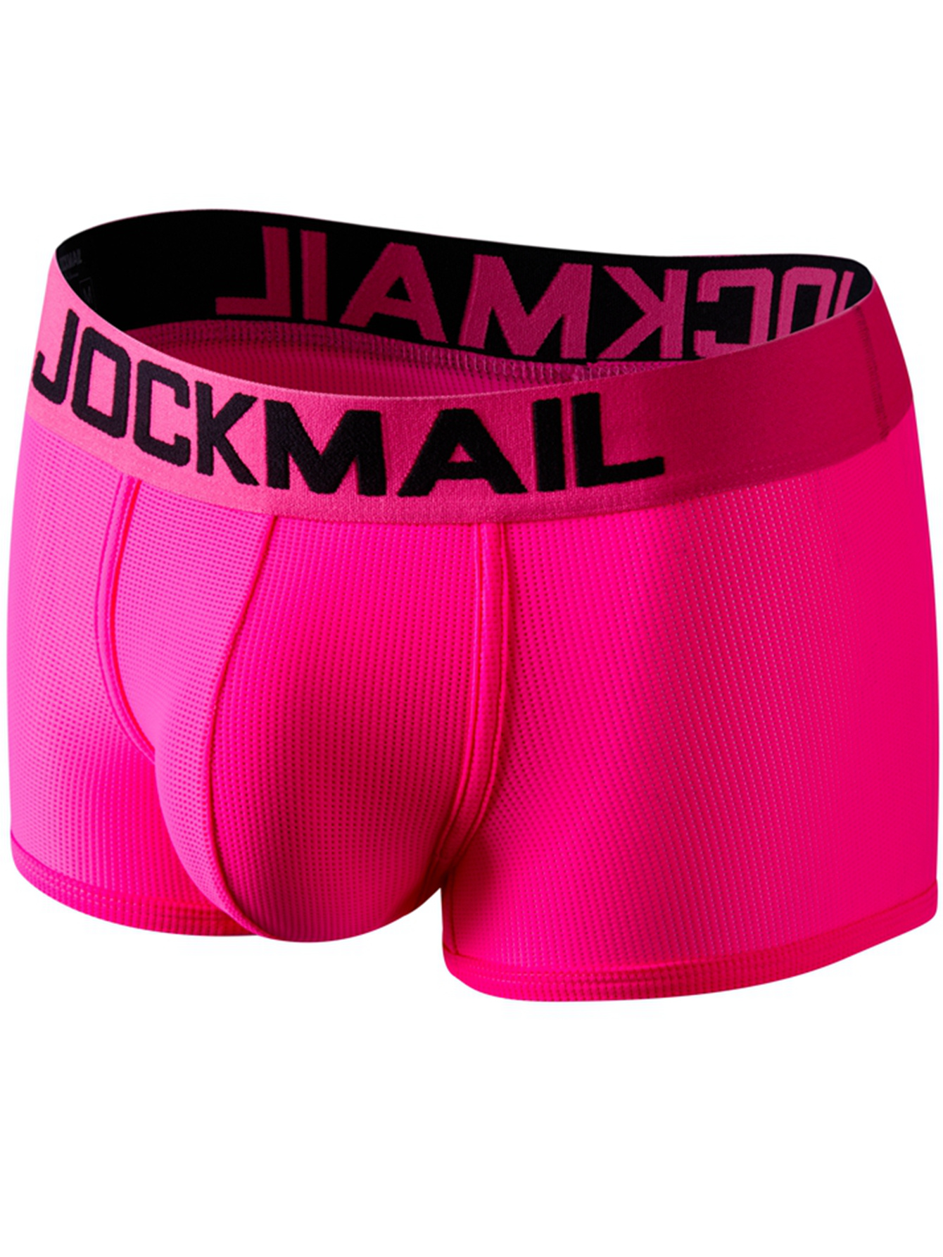 4pcs JOCKMAIL Men's Fashion Sexy Neon Low Waist Mesh Breathable Men's  Underwear Summer Microfiber Quick Dry Boxer Briefs Sports Gym Shorts  Elasticated
