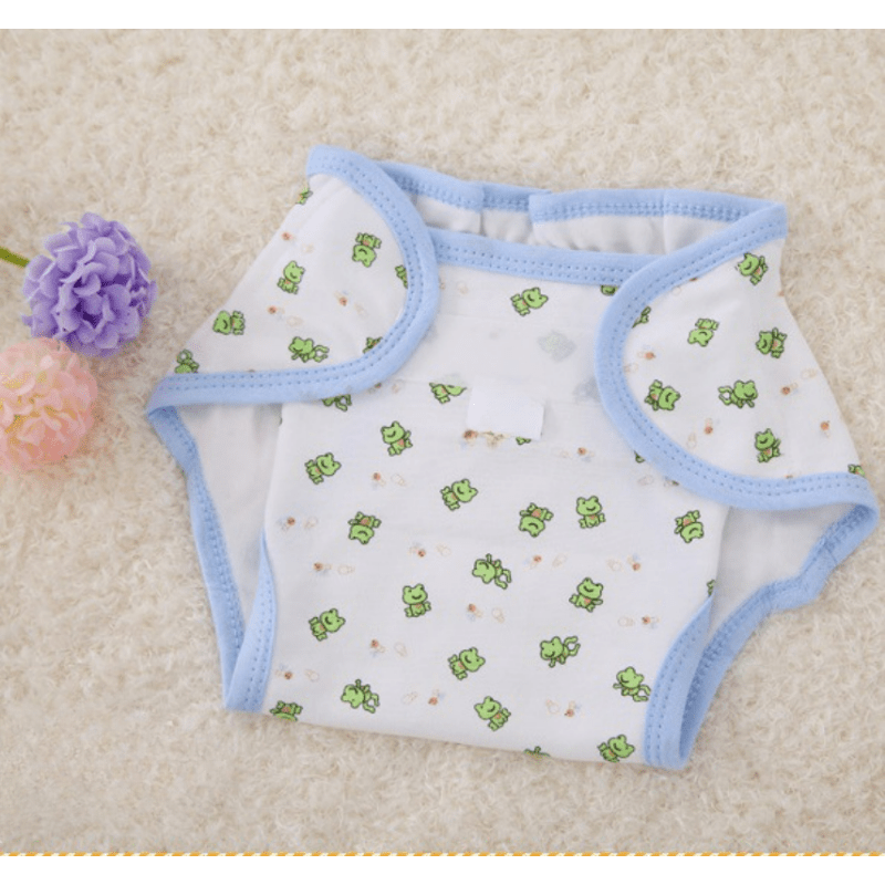 Newborn Baby Washable Reusable Diaper Cartoon Ecological Cloth