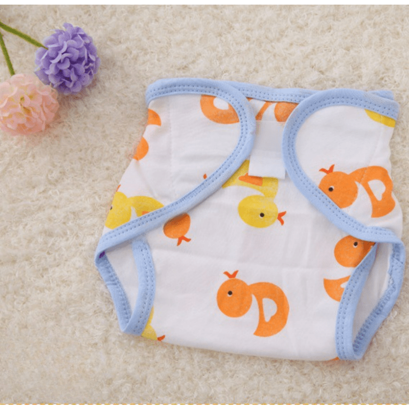 Baby Training Pants Cotton Cartoon Potty Training Underwear for Toddlers  Toilet Training Washable Reusable Nappy Diaper(100) : : Baby