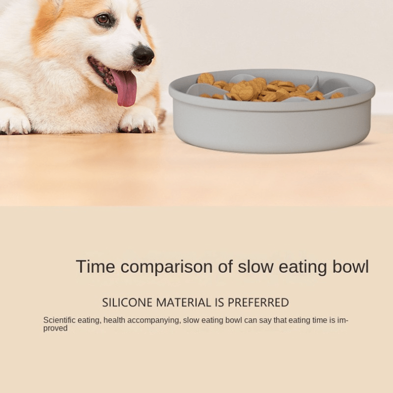 Anxiety relieving Slow Feeder Pet Bowl For Dogs And Cats - Temu