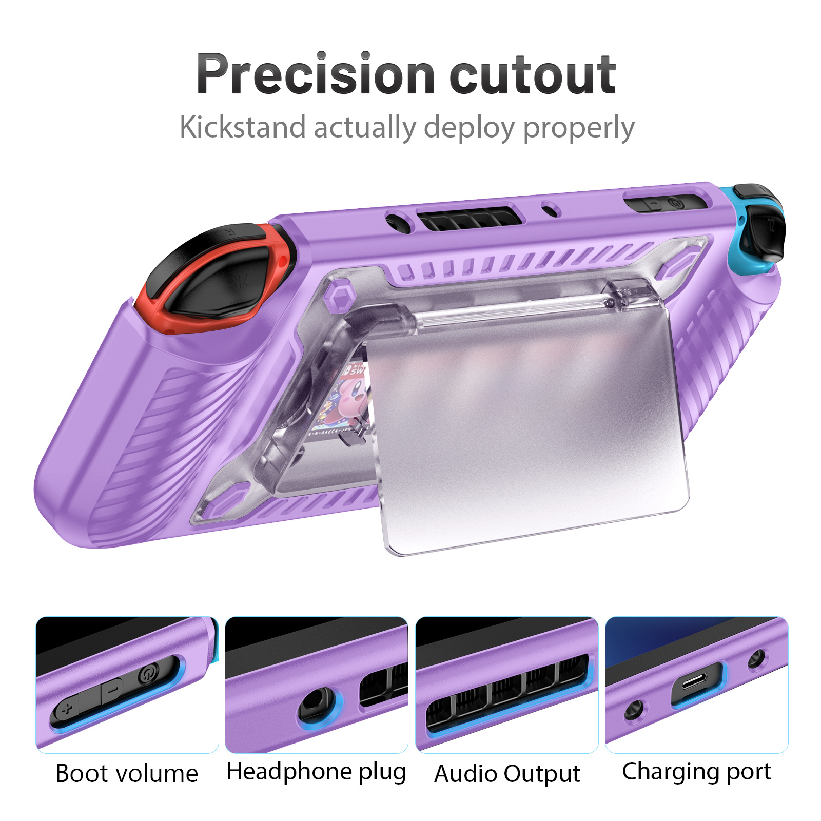 Coque pour Switch OLED, étui de protection TPU et PC Compatible