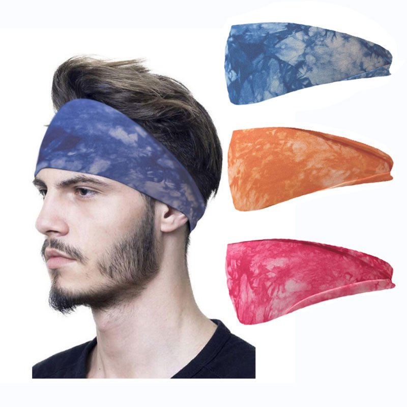 3 PCS Sports Solid Stretch Breathable Stretch Hair Band Yoga Running  Headband