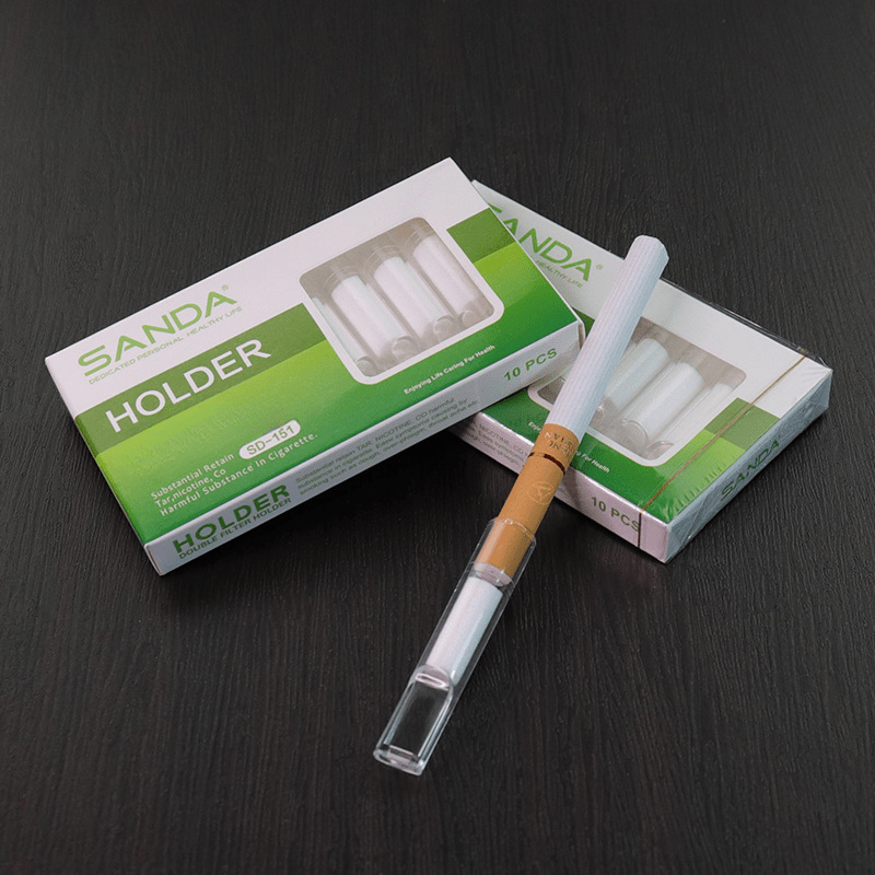 Disposable Cigarette Holder High Density Fiber Filter Mouth Temu