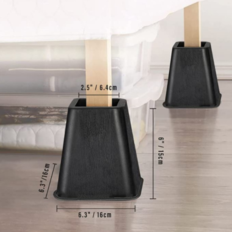 Patas de Muebles de 4 Piezas para Sofás, s de Café, Sillas, Proyectos de  Bricolaje en El Hogar, de Instalar Negro Macarena Pata de sofá resistente