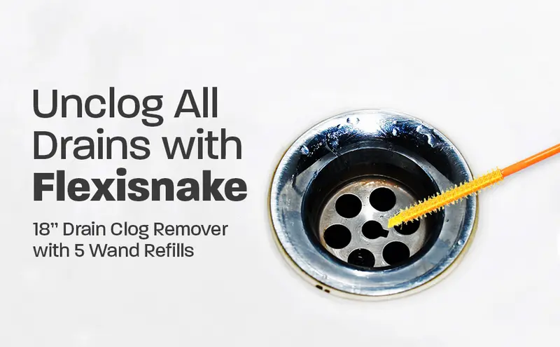 FlexiSnake Drain Weasel Sink Snake Cleaner