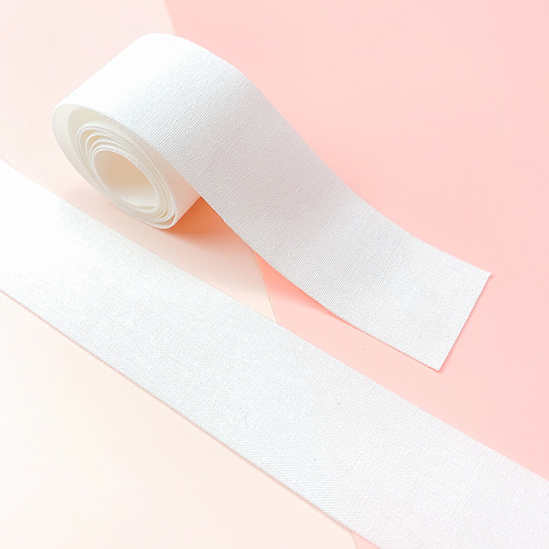 White Blank Cotton Garment Tape Washable Iron On Sticker Sew - Temu