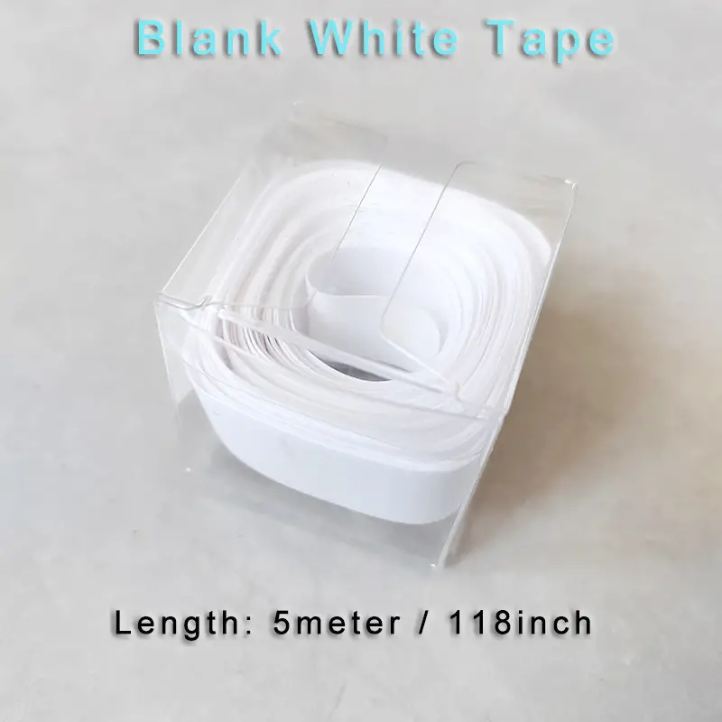 White Blank Cotton Garment Tape Washable Iron On Sticker Sew - Temu