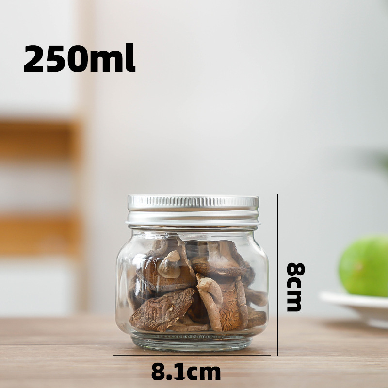 Transparent Glass Storage Jar With Airtight Lid - Perfect For Storing Jam,  Honey, Tea, Coffee Beans, Sugar, Candy, , Spices - Portable And Easy To Use  For Home Kitchen Supplies - Temu