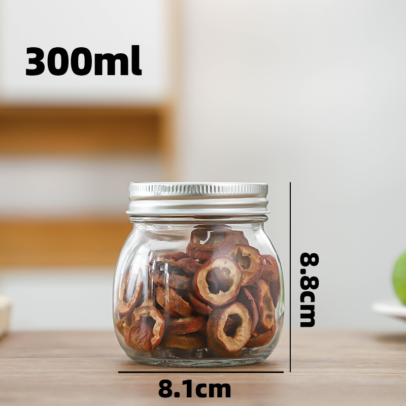 Transparent Glass Storage Jar With Airtight Lid - Perfect For Storing Jam,  Honey, Tea, Coffee Beans, Sugar, Candy, , Spices - Portable And Easy To Use  For Home Kitchen Supplies - Temu