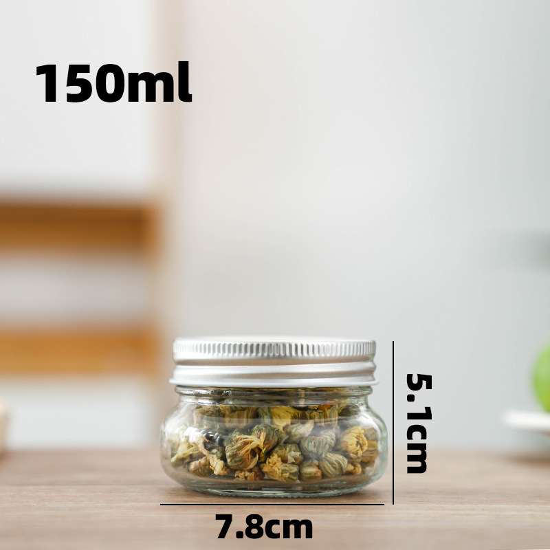 Transparent Glass Storage Jar With Airtight Lid Perfect For - Temu