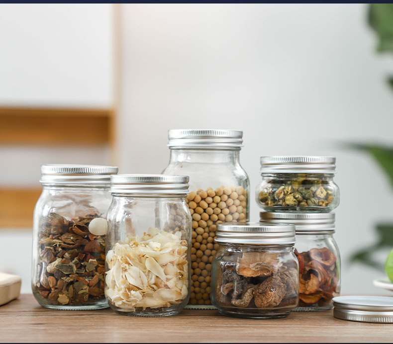 Transparent Glass Storage Jar With Airtight Lid - Perfect For Storing Jam,  Honey, Tea, Coffee Beans, Sugar, Candy, , Spices - Portable And Easy To Use  For Home Kitchen Supplies - Temu