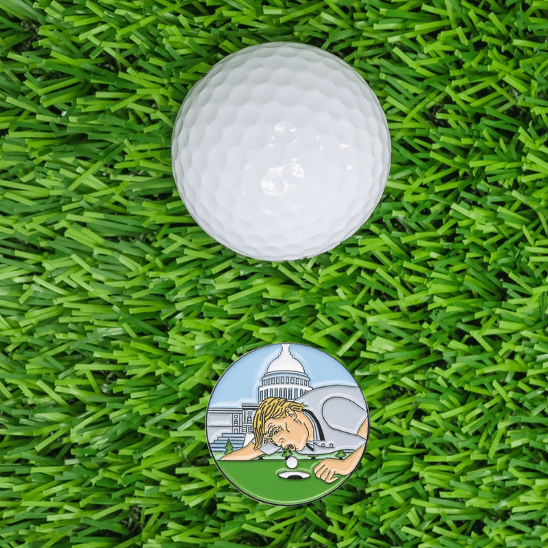 Magnetic Golf Ball Marker With Hat Clip - Perfect Golf Gift For