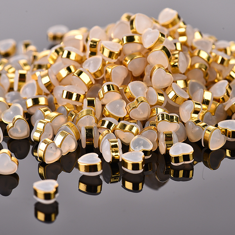 50pcs Soft Clear Heart Silicone Earring Backs Replacement