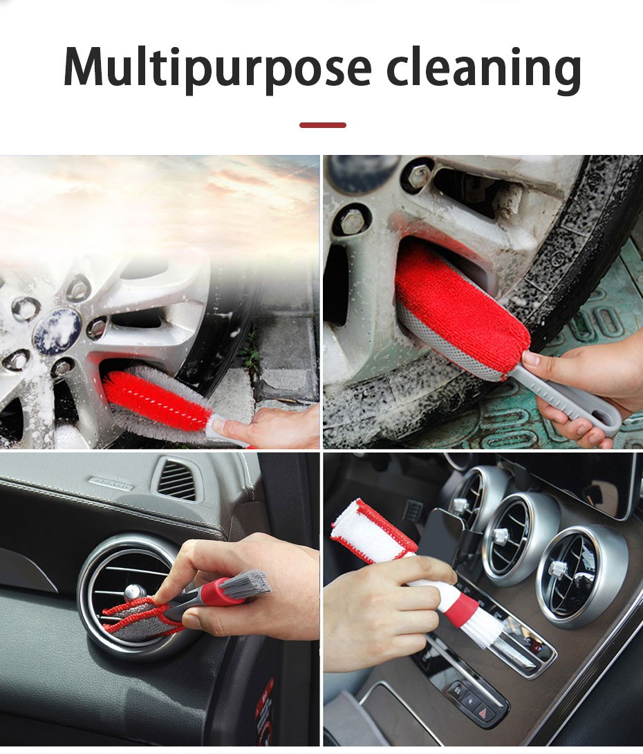 Car Cleaning Brush Set: Get Professional Auto Detailing - Temu