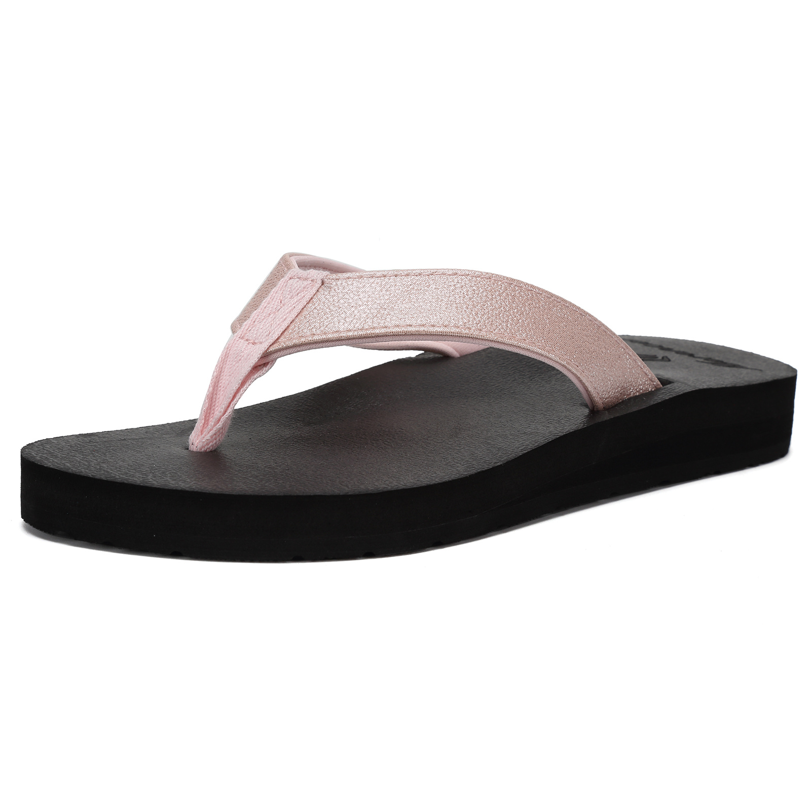 womens lightweight comfortable non   flops pu cover upper eva cushioned sole slip on flat sandals for indoor outdoor beach summer use summer sandals Product details 0