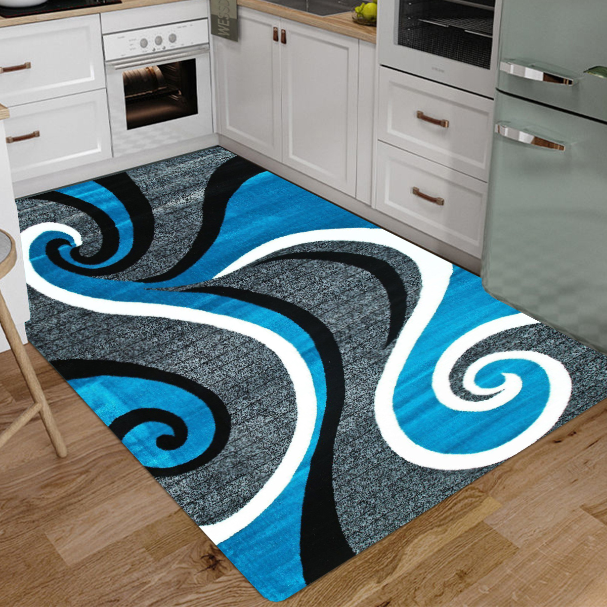 Geometric Pattern Kitchen Rugs, Absorbent Non Slip Cushioned Rugs, Stain  Resistant Waterproof Long Strip Floor Mat, Comfort Standing Mats, Living  Room Bedroom Bathroom Kitchen Sink Laundry Office Area Rugs Runner, Home  Decor 