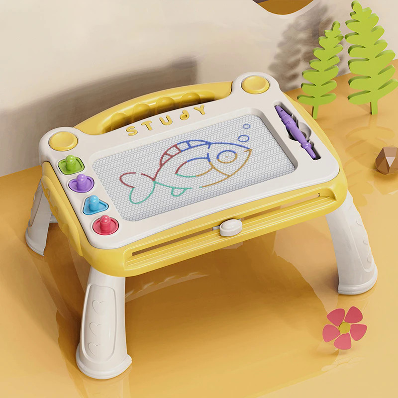 Desenho e pintura magnético jogos de quebra da placa de brinquedos