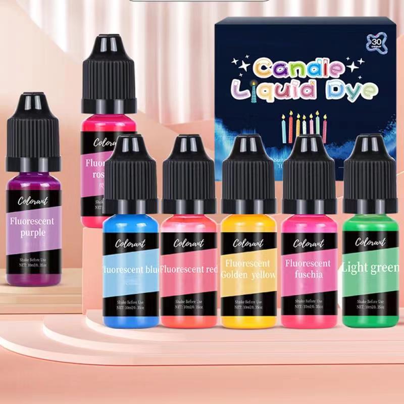 20 Colors Wax Candles Pigment Liquid Dye Soy Diy Soap Candle - Temu