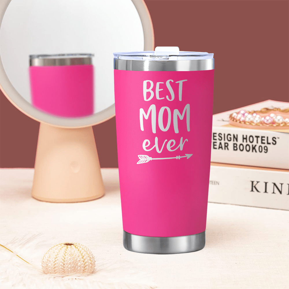 MOM'S FLOWER | Personalized Metal Coffee Mug