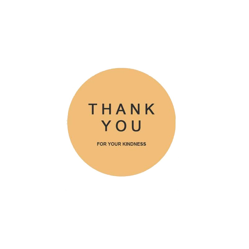 Thank You Stickers Self Adhesive Thank You For Your Kindness - Temu