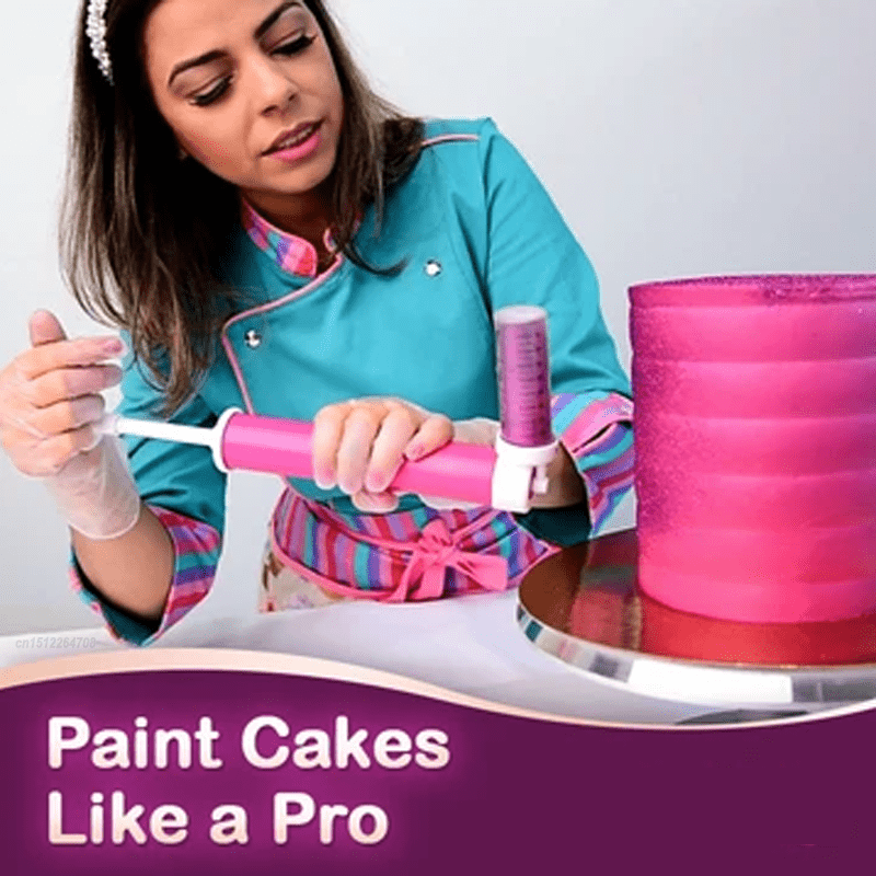 Manual Airbrush For Cake Decorating Coloring Baking Decoration