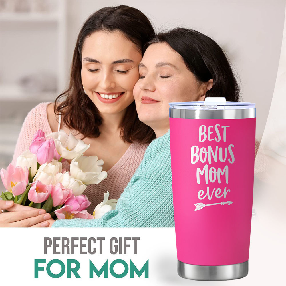  Best Bonus Mom Stainless Steel Coffee Mug with