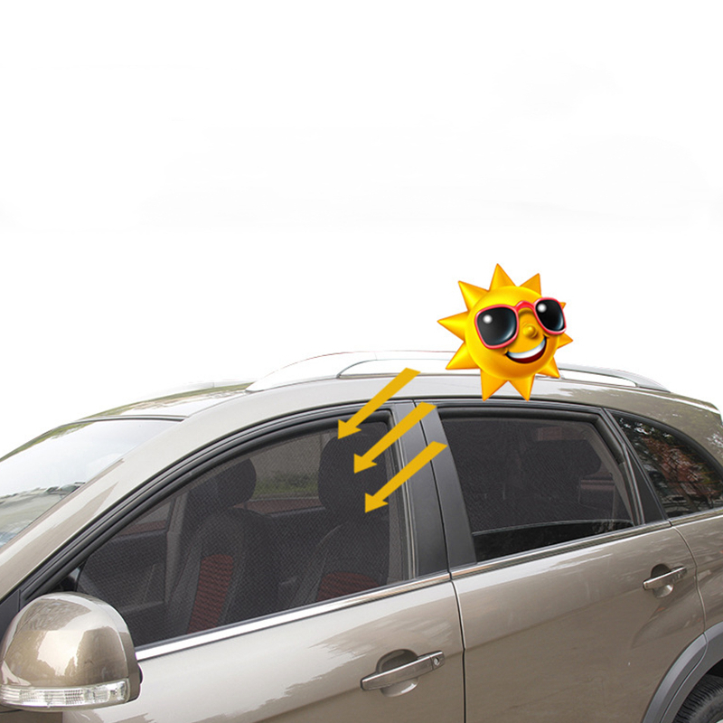 Auto-Sonnenschutz, UV-Schutz, Auto-Vorhang, magnetischer  Autofenster-Sonnenschutz, Seitenfenster, Netz-Sonnenblende,  Sommerschutzfenster