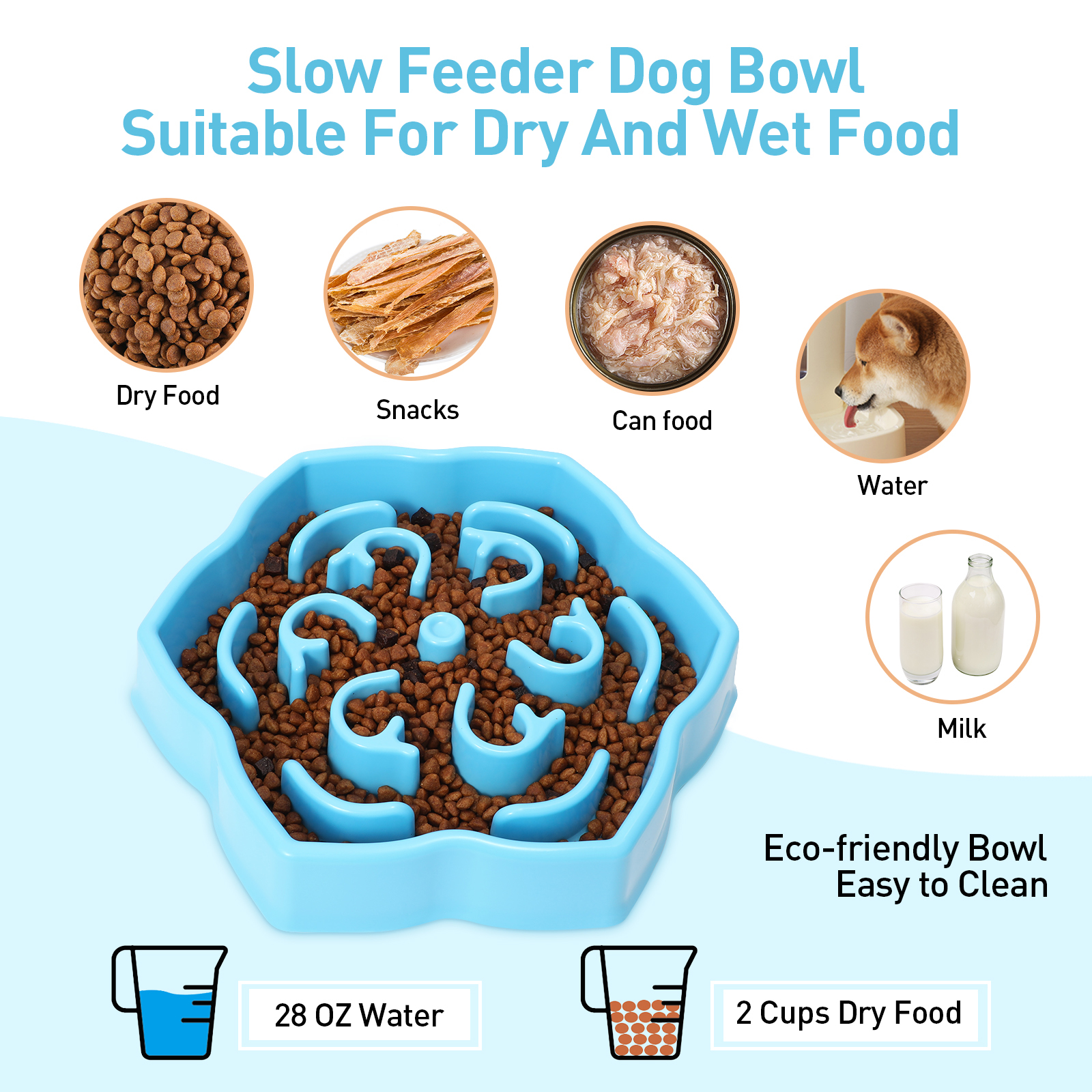 Anxiety-relieving Slow Feeder Pet Bowl For Dogs And Cats - Promotes Healthy  Eating Habits And Reduces Bloating - Durable Silicone Material - Perfect  For Pet Supplies - Temu