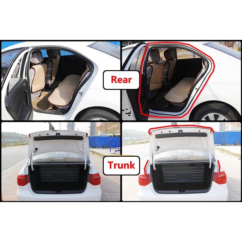 Car Rubber Sealing Strip Torcarvh Car Weather Stripping Protection Door  Edge Windshield Adhesive T Shape Sealing Strip Cover Leak Sound Proofing