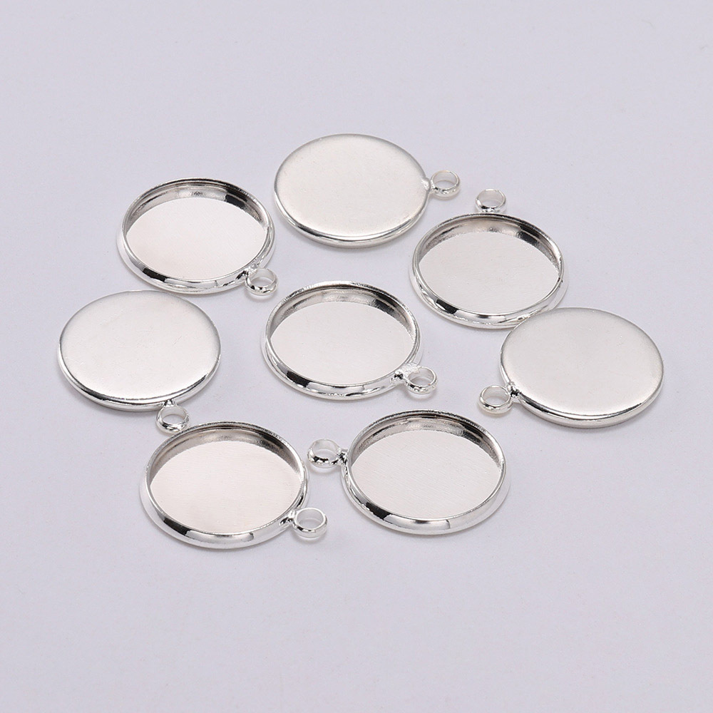 Cabochon Base Tray Bezels Blank Setting Supplies For Jewelry Making  Findings Kit