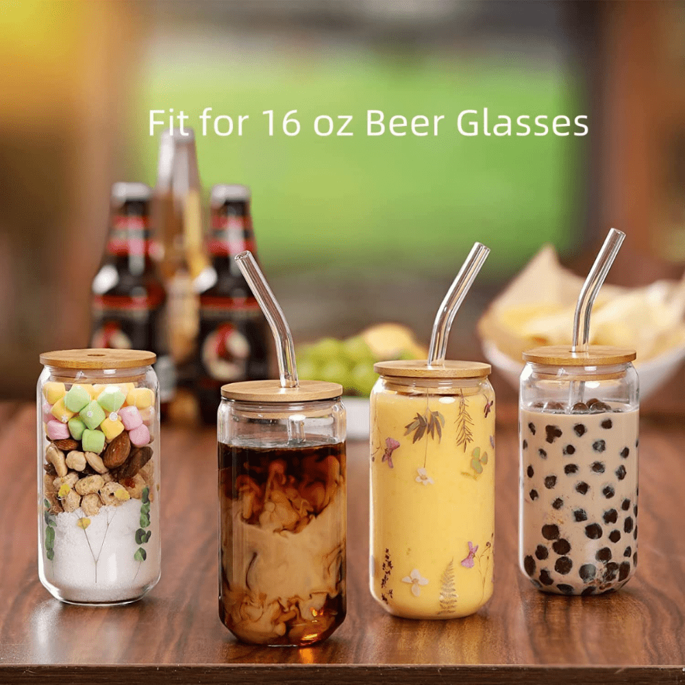 Bamboo Lids With Straw Hole, Bamboo Mason Jar Lids Regular Mouth For Beer  Can Glasses And Can Shaped Glass Cups - Temu United Arab Emirates