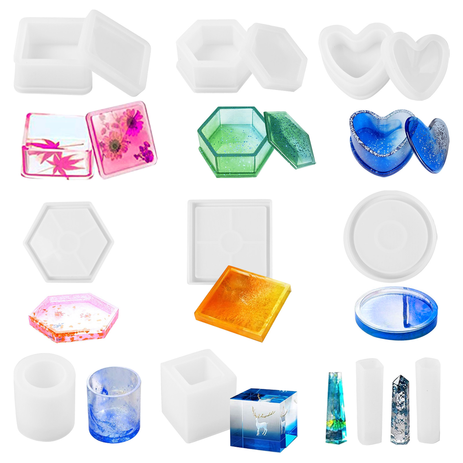 Resin Moulds Silicone - Temu