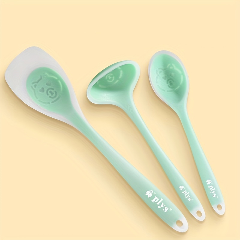 Stirring Spoon Multi Purpose Silicone Plastic For Household - Temu